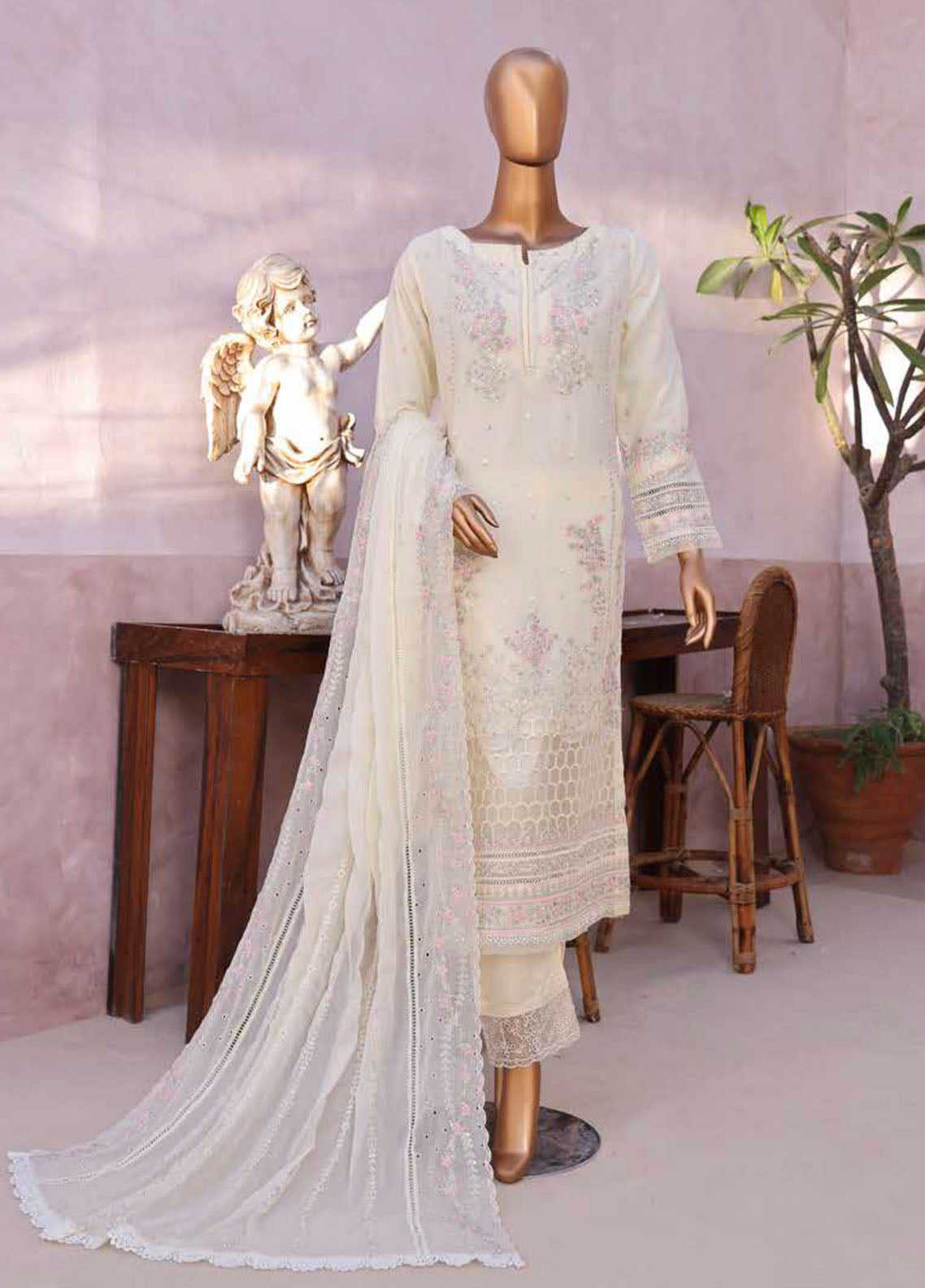 Afsaneh By Schick Luxury Embroidered Chiffon 3 Piece Stitched Suit SDH25ALC D-FEC-03 Afsaneh By Schick Luxury Embroidered Chiffon 3 Piece Stitched Suit SDH25ALC D-FEC-03