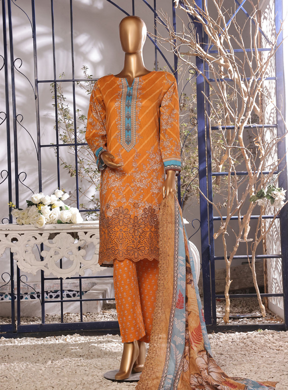 Aifa Chikankari Lawn 3 Piece Unstitched Suit AI24C AF-CK-24601 Aifa Chikankari Lawn 3 Piece Unstitched Suit AI24C AF-CK-24601