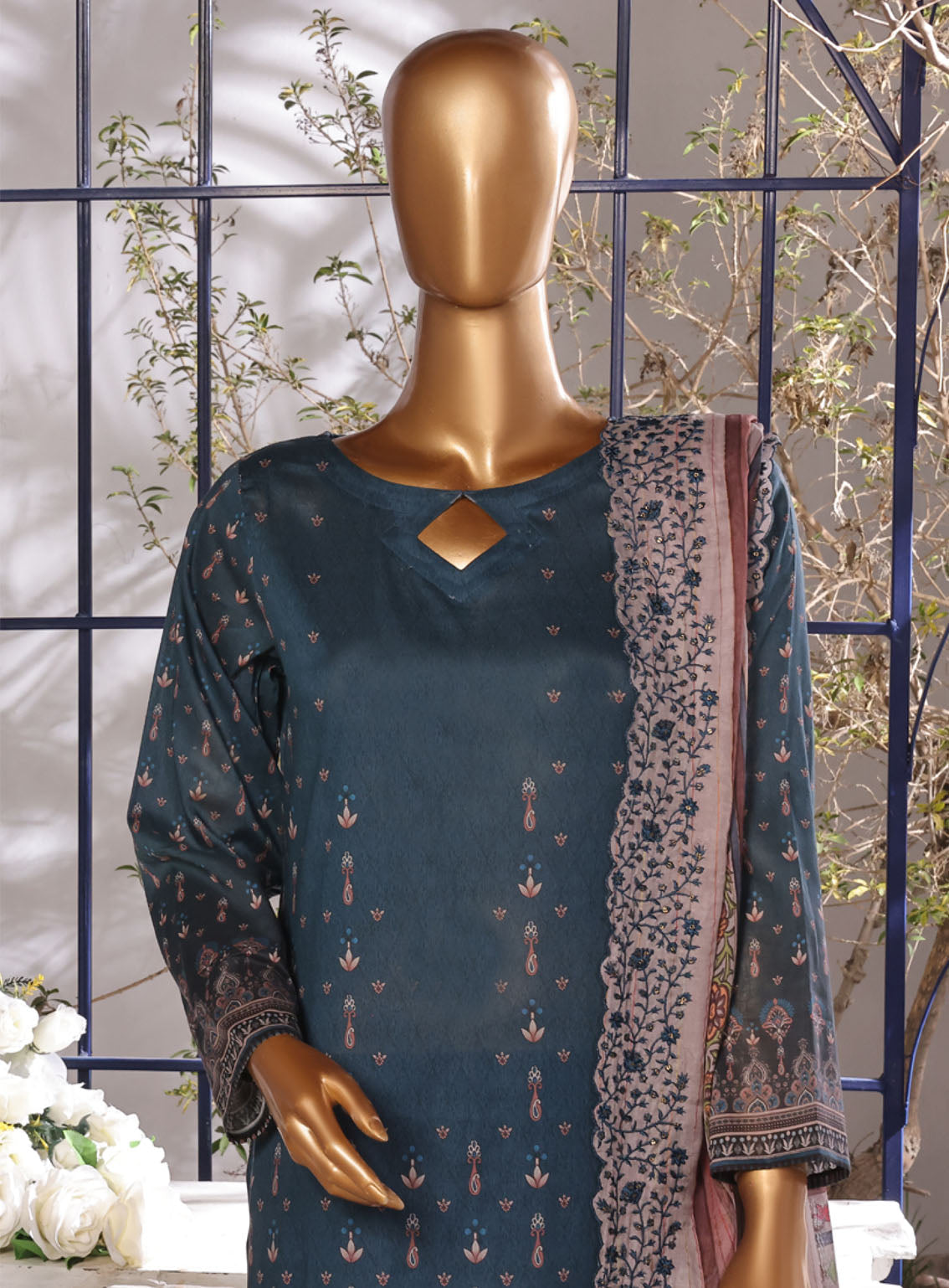 Aifa Chikankari Lawn 3 Piece Unstitched Suit AI24C AF-CK-24605 Aifa Chikankari Lawn 3 Piece Unstitched Suit AI24C AF-CK-24605