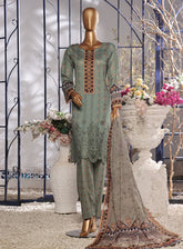 Aifa Chikankari Lawn 3 Piece Unstitched Suit AI24C AF-CK-24606