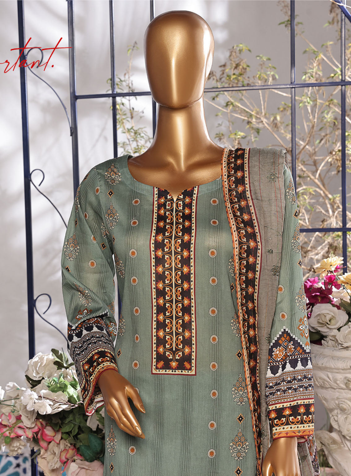 Aifa Chikankari Lawn 3 Piece Unstitched Suit AI24C AF-CK-24606 Aifa Chikankari Lawn 3 Piece Unstitched Suit AI24C AF-CK-24606