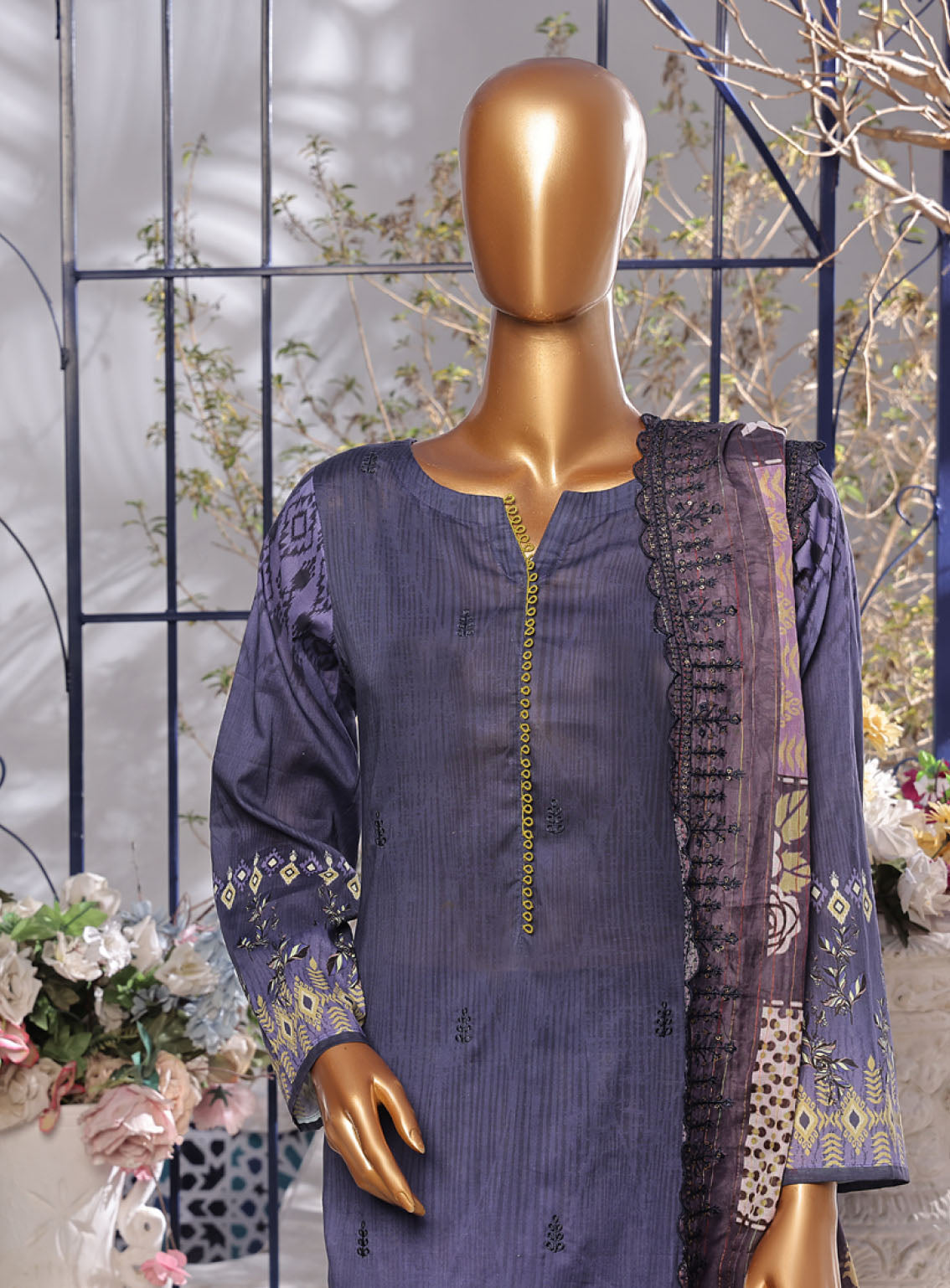 Aifa Chikankari Lawn 3 Piece Unstitched Suit AI24C AF-CK-24608 Aifa Chikankari Lawn 3 Piece Unstitched Suit AI24C AF-CK-24608