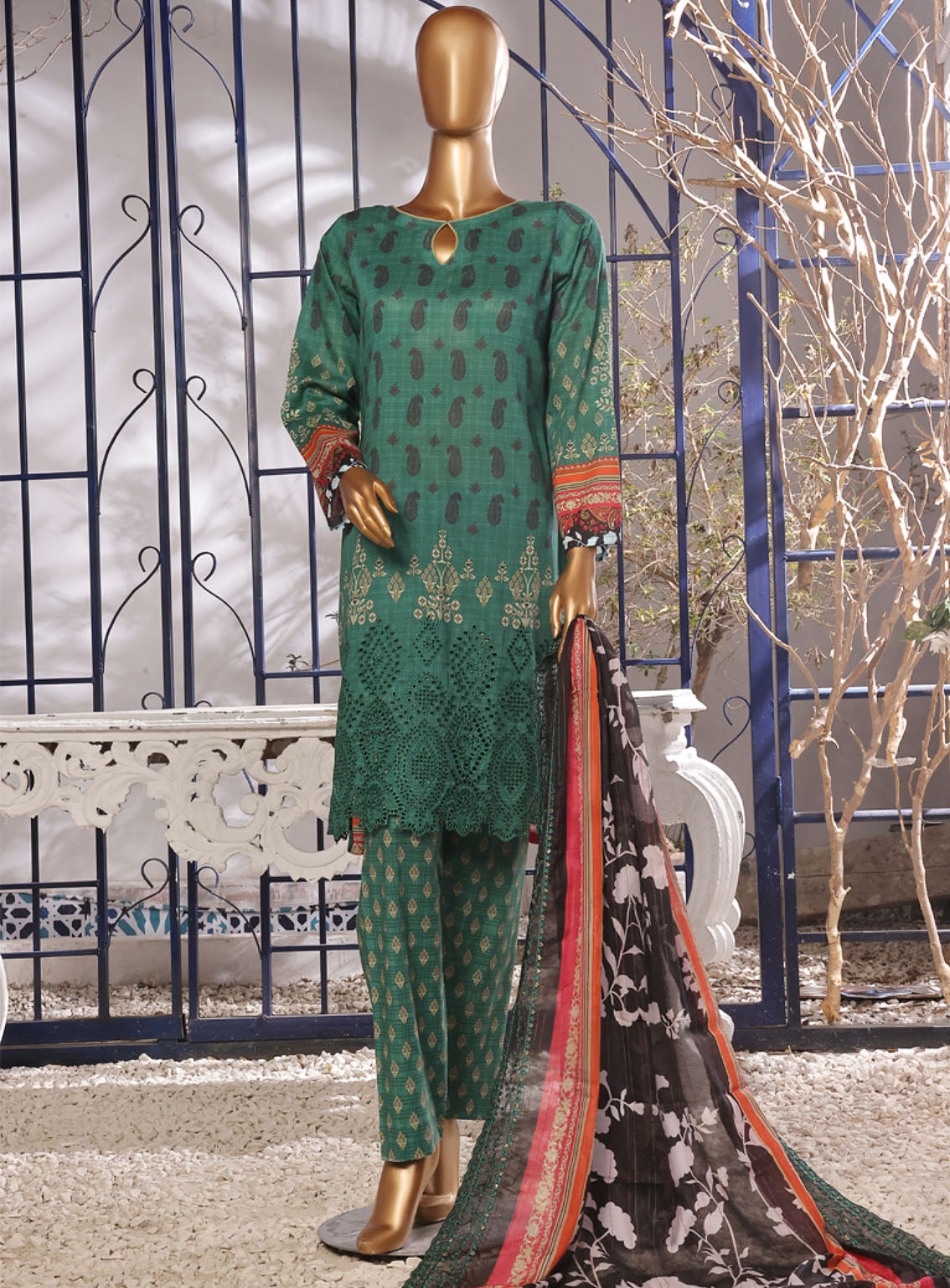 Aifa Chikankari Lawn 3 Piece Unstitched Suit AI24C AF-CK-24610 Aifa Chikankari Lawn 3 Piece Unstitched Suit AI24C AF-CK-24610