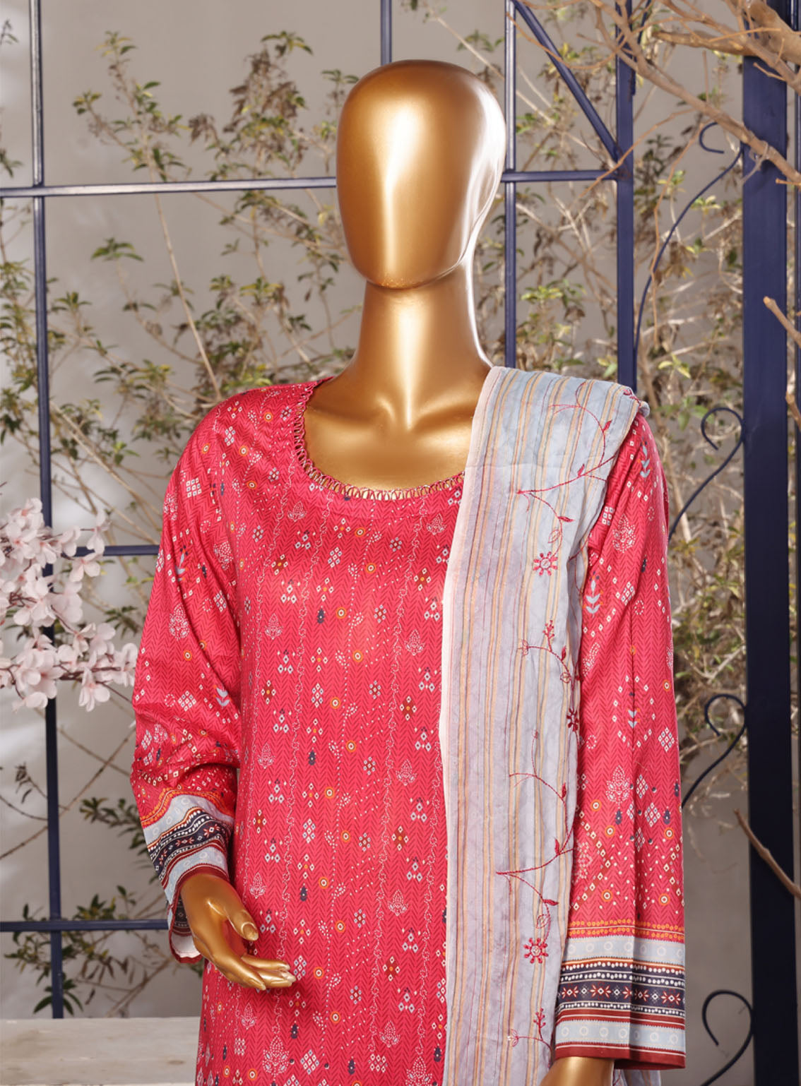 Aifa Chikankari Lawn 3 Piece Unstitched Suit AI24C AF-CK-24611 Aifa Chikankari Lawn 3 Piece Unstitched Suit AI24C AF-CK-24611