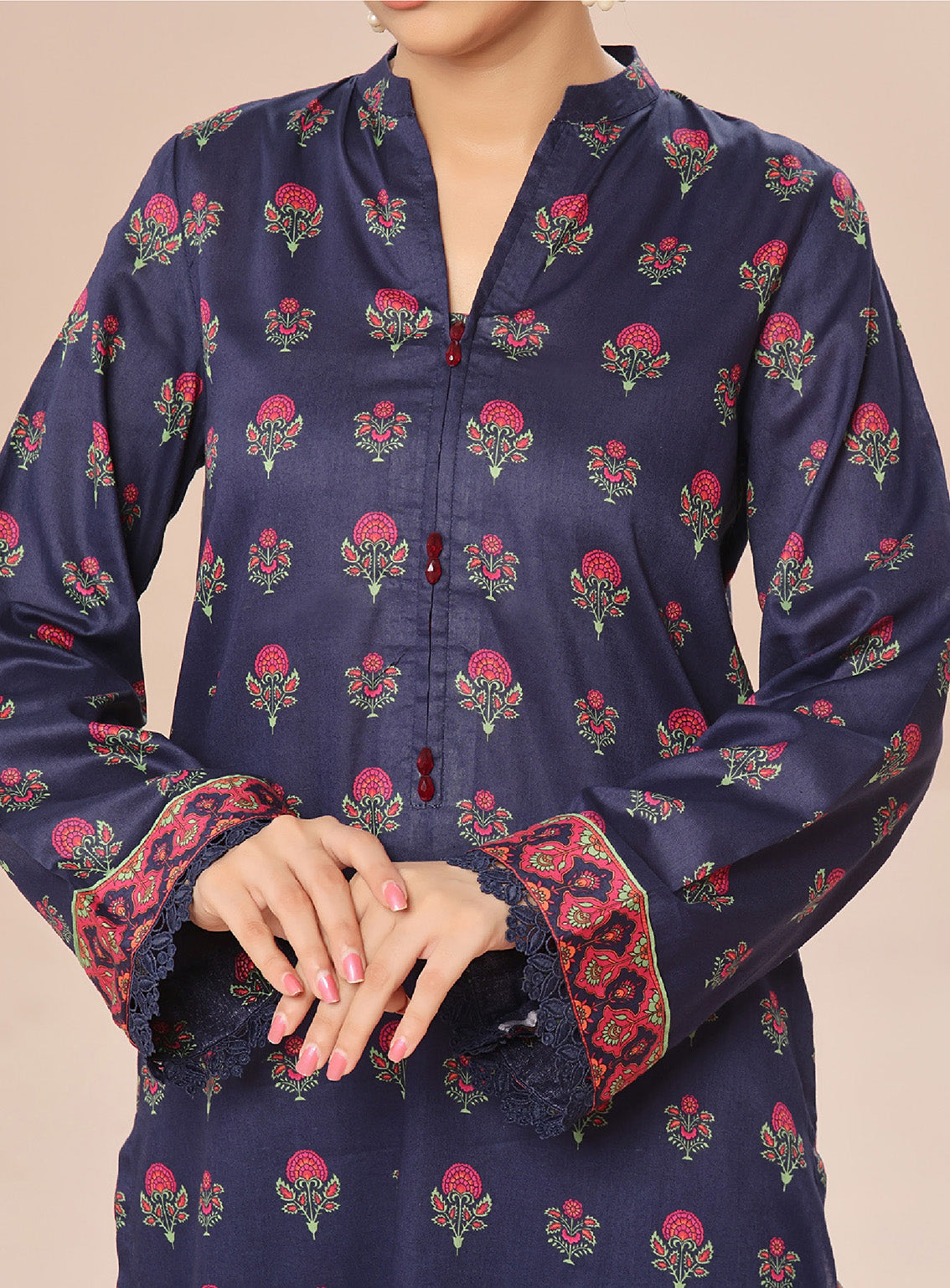 Aiza & Momina By Aizal Printed Lawn 2 Piece Stitched Suit AL25A&M D-534 Aiza & Momina By Aizal Printed Lawn 2 Piece Stitched Suit AL25A&M D-534
