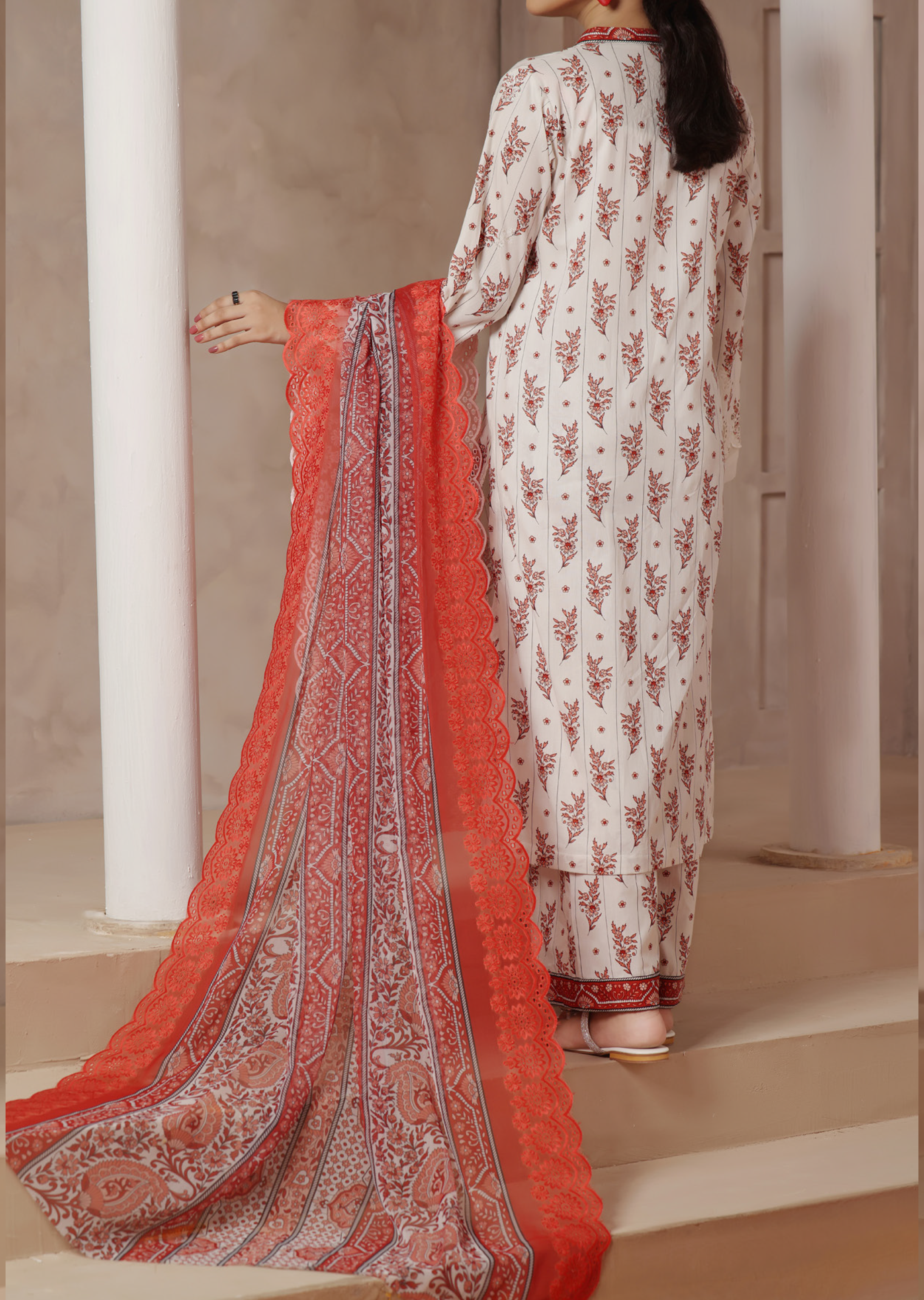 Aiza & Momina By VS Textile Chikankari Cotton 3 Piece Unstitched Suit VS24A&M-CC D-56 Aiza & Momina By VS Textile Chikankari Cotton 3 Piece Unstitched Suit VS24A&M-CC D-56