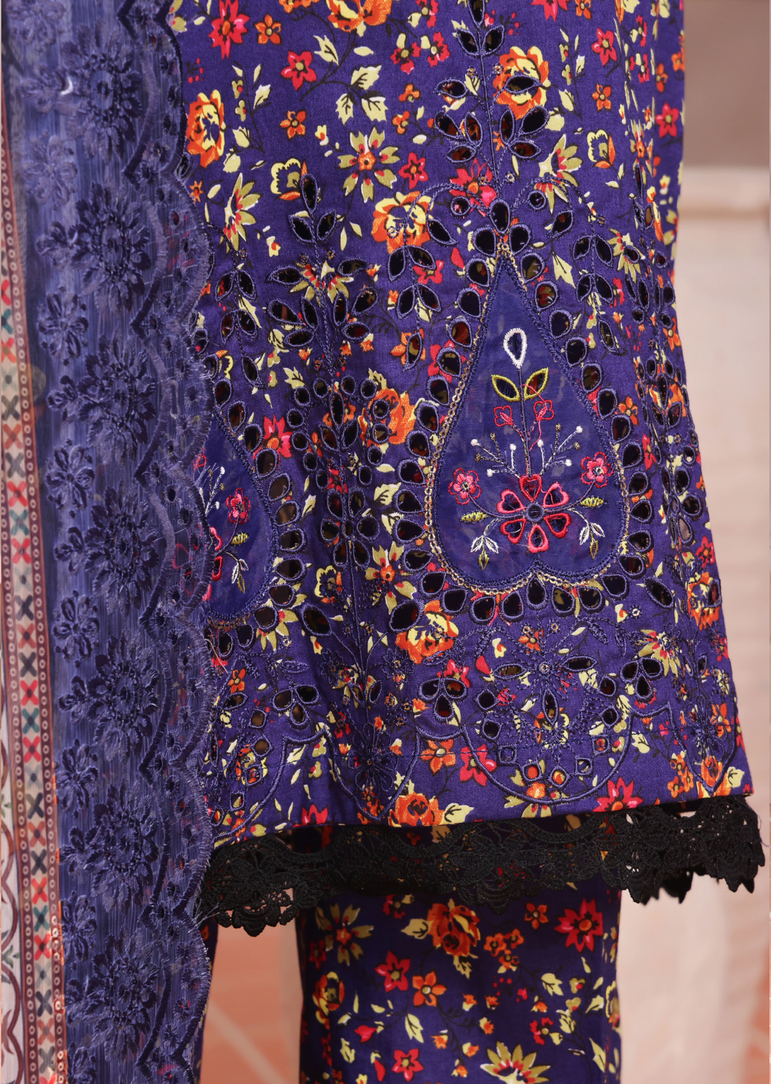 Aiza & Momina By VS Textile Chikankari Cotton 3 Piece Unstitched Suit VS24A&M-CC D-57 Aiza & Momina By VS Textile Chikankari Cotton 3 Piece Unstitched Suit VS24A&M-CC D-57