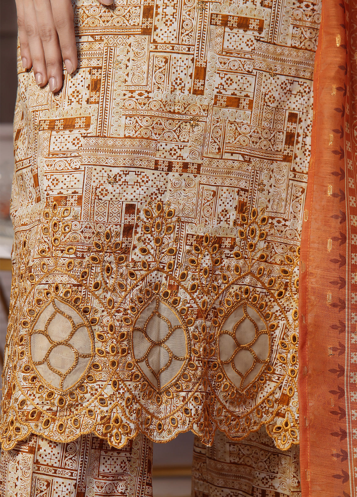 Aiza & Momina By VS Textile Chikankari Cotton 3 Piece Unstitched Suit VS24A&MV3 D-64 Aiza & Momina By VS Textile Chikankari Cotton 3 Piece Unstitched Suit VS24A&MV3 D-64