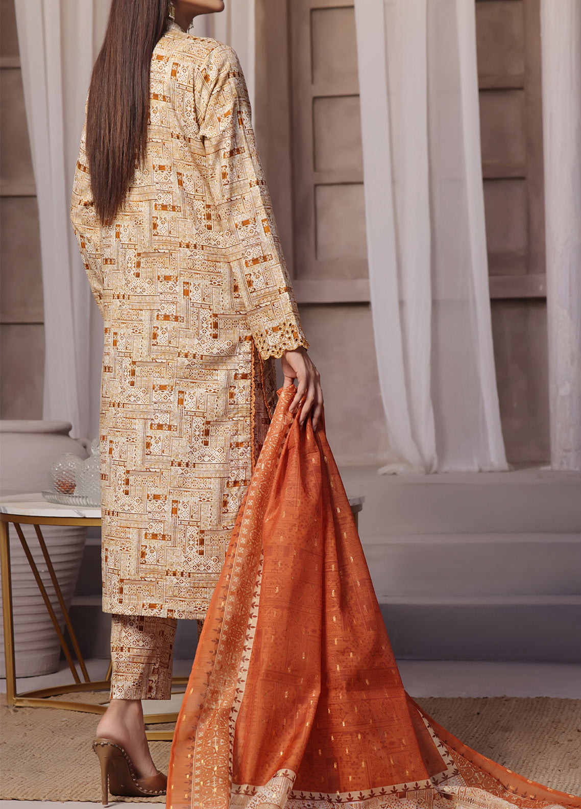 Aiza & Momina By VS Textile Chikankari Cotton 3 Piece Unstitched Suit VS24A&MV3 D-64 Aiza & Momina By VS Textile Chikankari Cotton 3 Piece Unstitched Suit VS24A&MV3 D-64