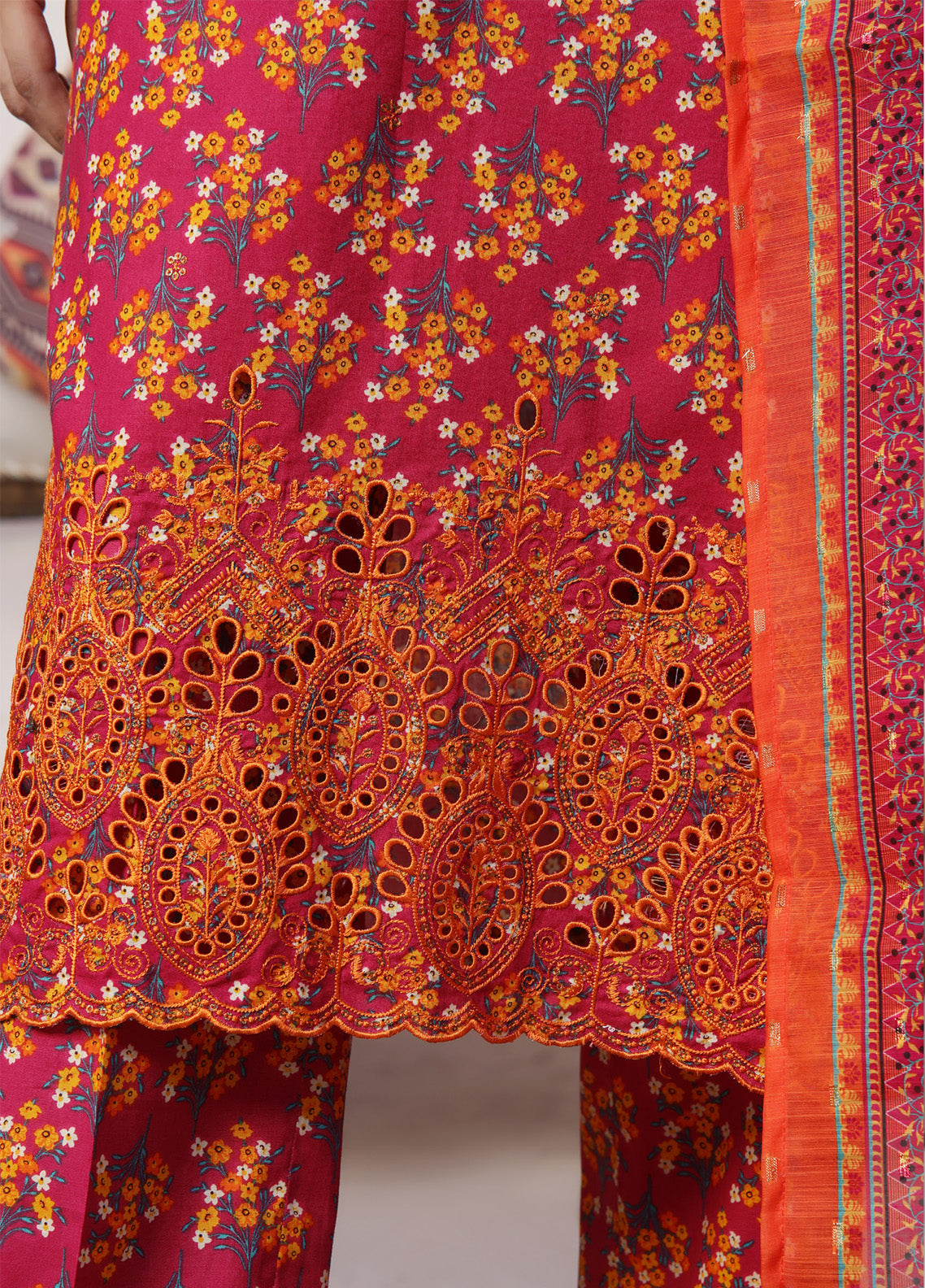 Aiza & Momina By VS Textile Chikankari Cotton 3 Piece Unstitched Suit VS24A&MV3 D-66 Aiza & Momina By VS Textile Chikankari Cotton 3 Piece Unstitched Suit VS24A&MV3 D-66