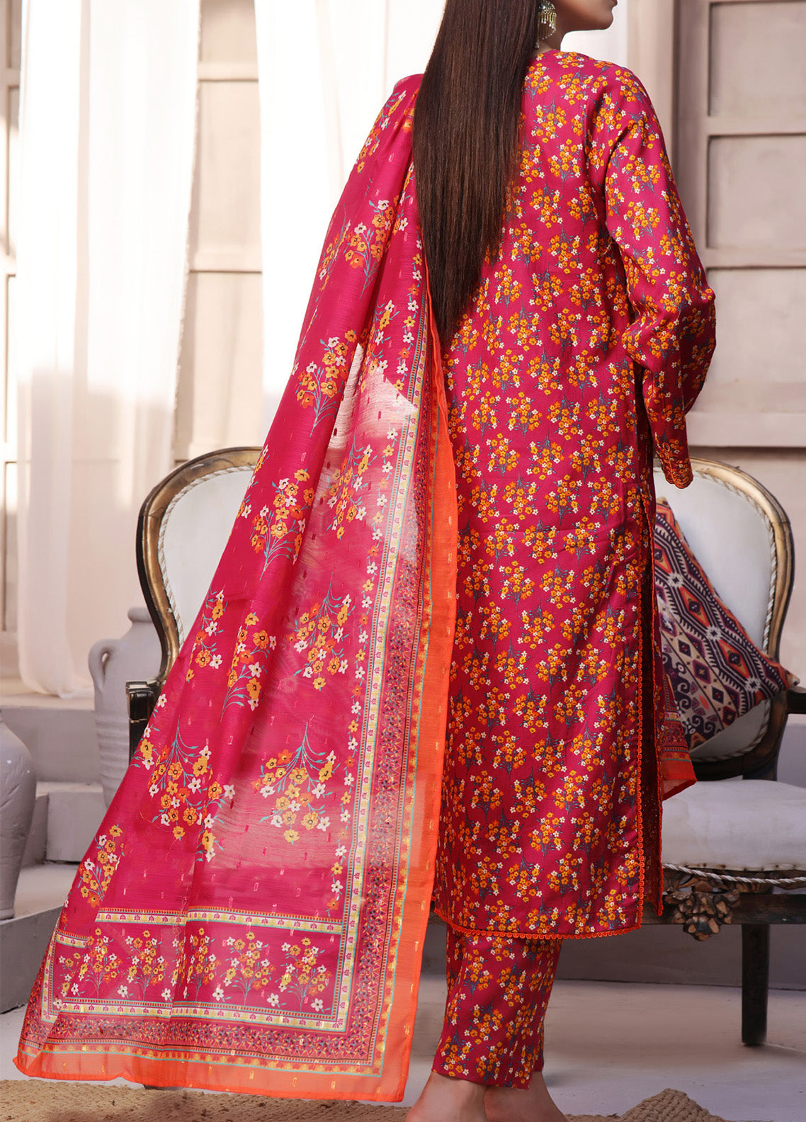 Aiza & Momina By VS Textile Chikankari Cotton 3 Piece Unstitched Suit VS24A&MV3 D-66 Aiza & Momina By VS Textile Chikankari Cotton 3 Piece Unstitched Suit VS24A&MV3 D-66