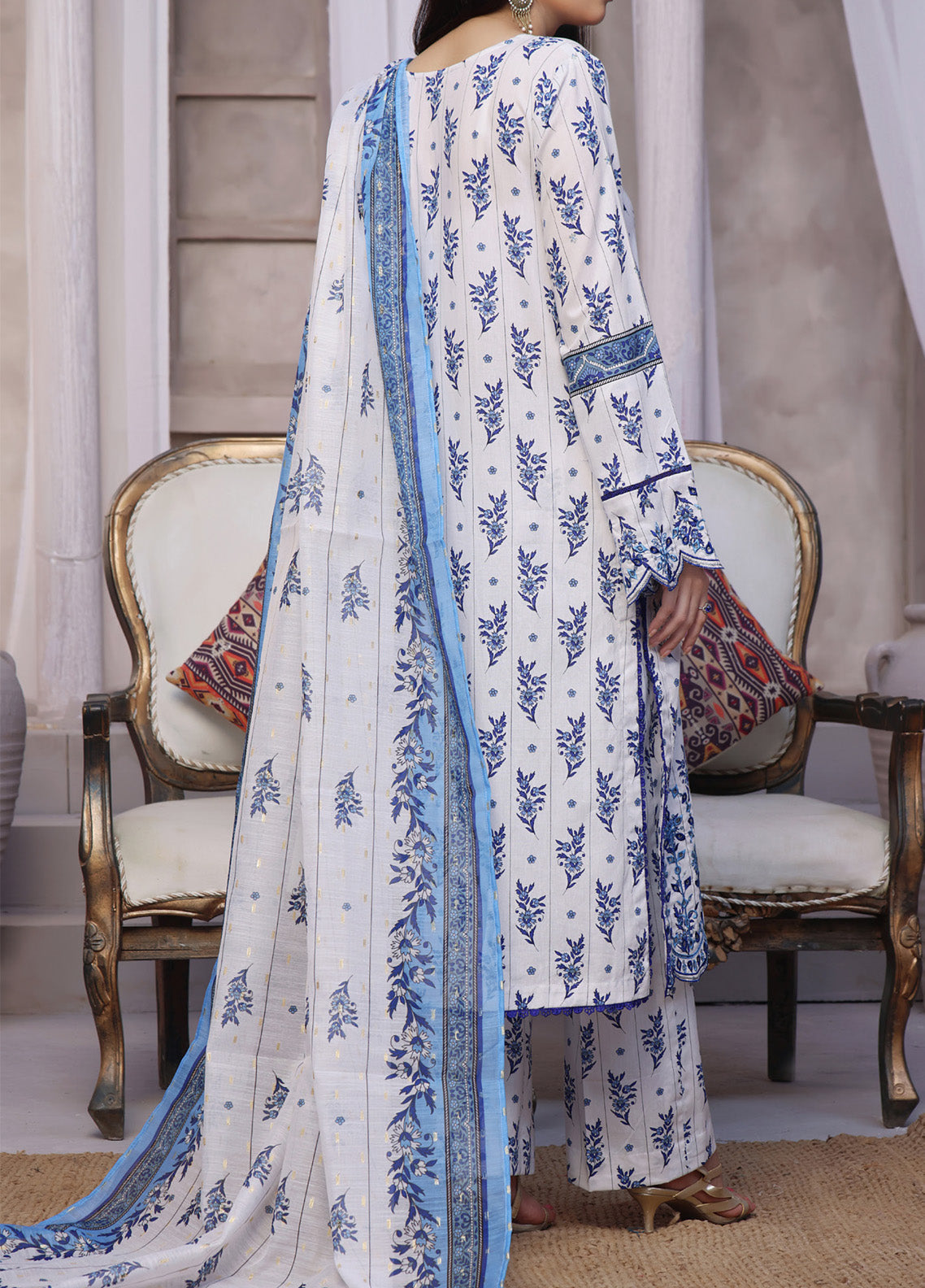 Aiza & Momina By VS Textile Chikankari Cotton 3 Piece Unstitched Suit VS24A&MV3 D-67 Aiza & Momina By VS Textile Chikankari Cotton 3 Piece Unstitched Suit VS24A&MV3 D-67