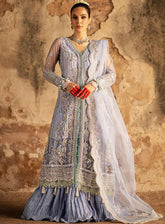 AJR Couture Luxury Embroidered Net 3 Piece Unstitched Suit ARJC24L AFF-03 MAJESTY