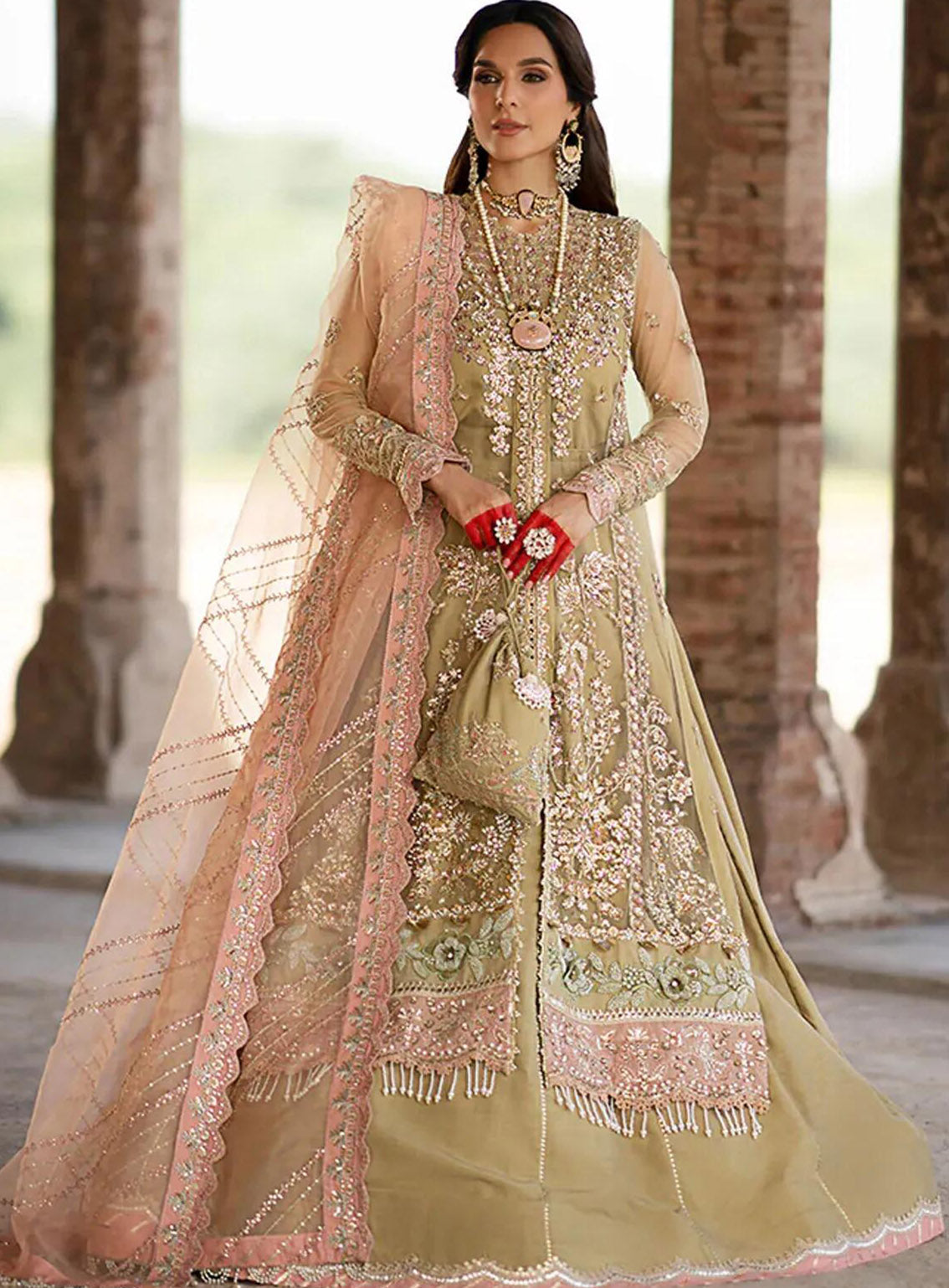 AJR Couture Luxury Embroidered Net 3 Piece Unstitched Suit ARJC24L AFF-06 ZYVA AJR Couture Luxury Embroidered Net 3 Piece Unstitched Suit ARJC24L AFF-06 ZYVA