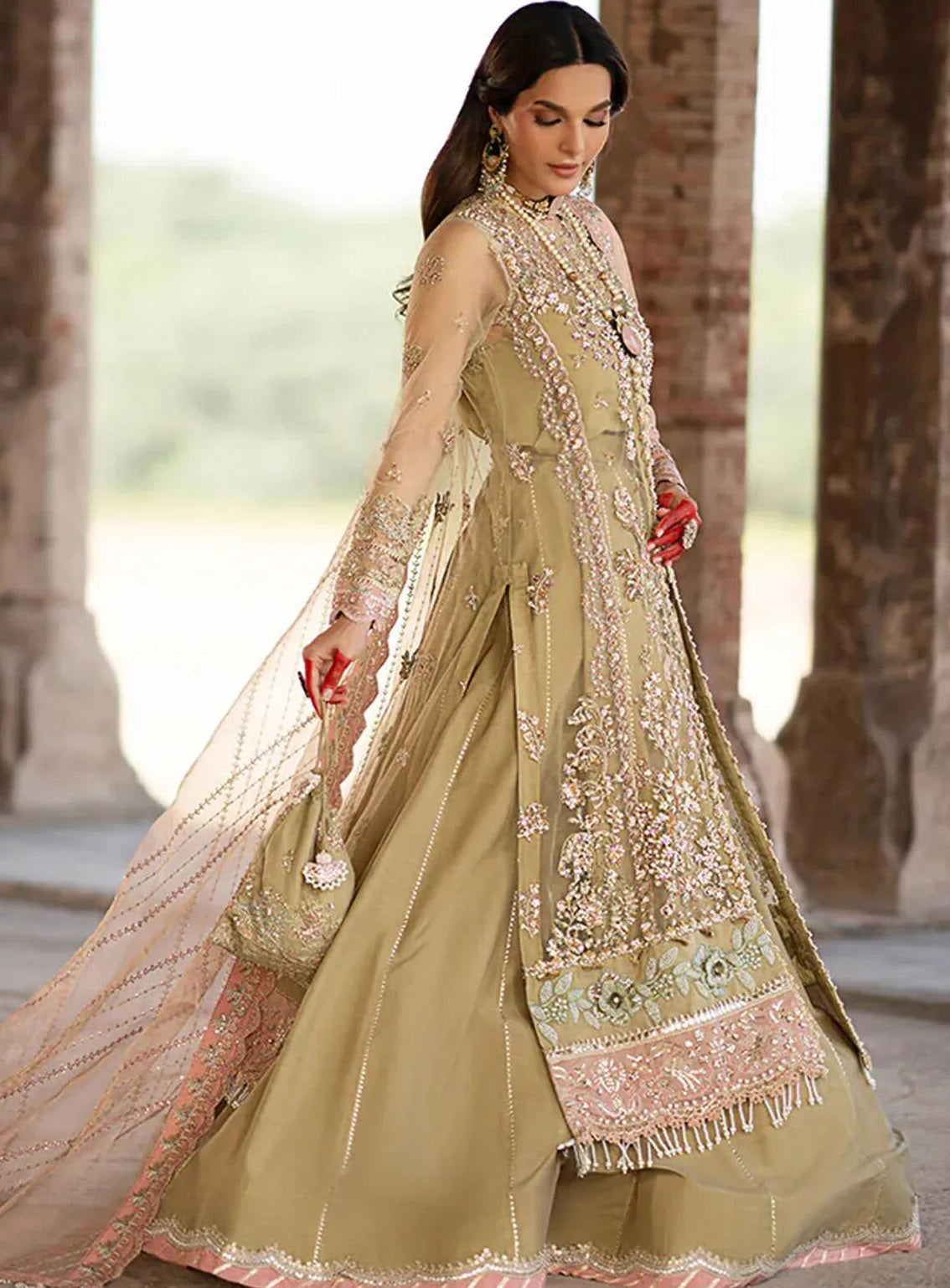 AJR Couture Luxury Embroidered Net 3 Piece Unstitched Suit ARJC24L AFF-06 ZYVA AJR Couture Luxury Embroidered Net 3 Piece Unstitched Suit ARJC24L AFF-06 ZYVA