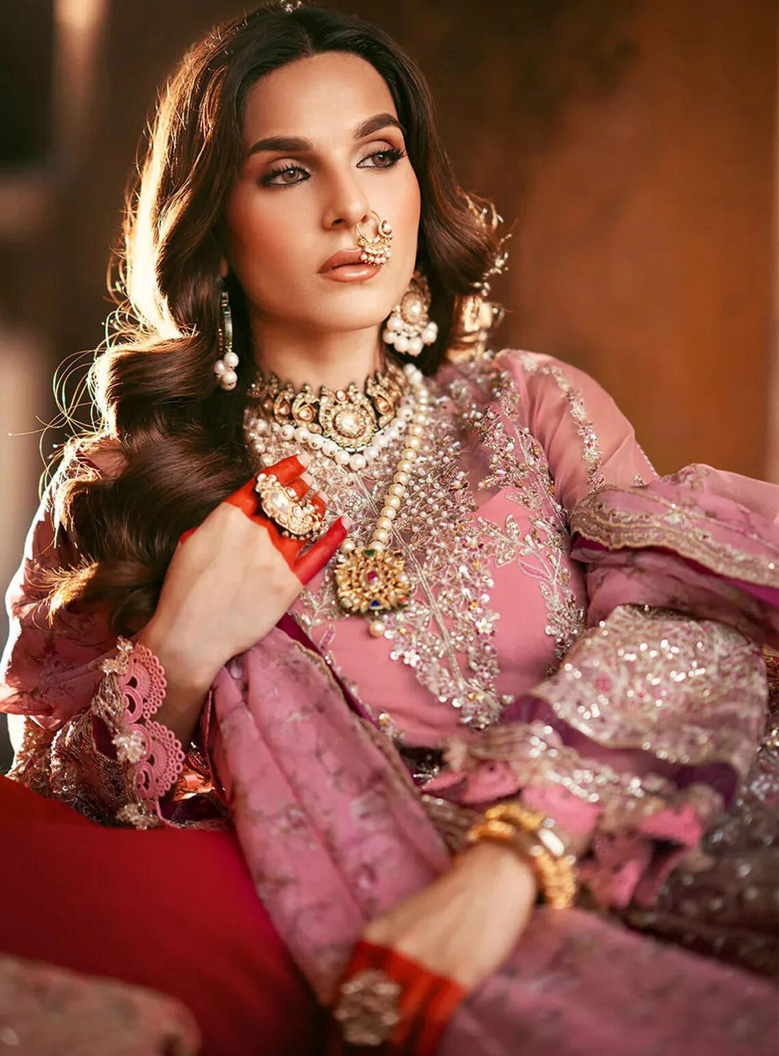 AJR Couture Luxury Embroidered Organza 3 Piece Unstitched Suit ARJC24L AFF-02 FEZ AJR Couture Luxury Embroidered Organza 3 Piece Unstitched Suit ARJC24L AFF-02 FEZ