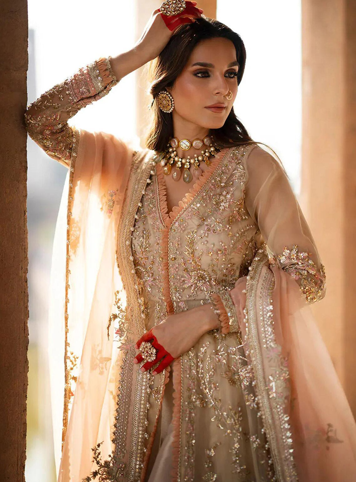 AJR Couture Luxury Embroidered Organza 3 Piece Unstitched Suit ARJC24L AFF-05 DUSK AJR Couture Luxury Embroidered Organza 3 Piece Unstitched Suit ARJC24L AFF-05 DUSK