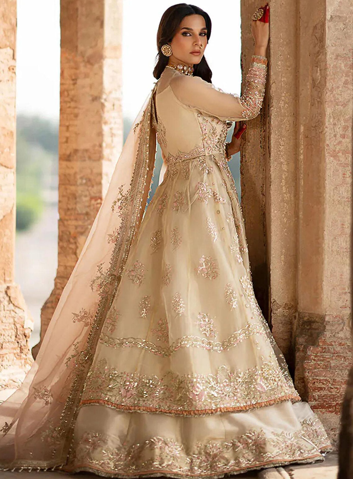 AJR Couture Luxury Embroidered Organza 3 Piece Unstitched Suit ARJC24L AFF-05 DUSK AJR Couture Luxury Embroidered Organza 3 Piece Unstitched Suit ARJC24L AFF-05 DUSK