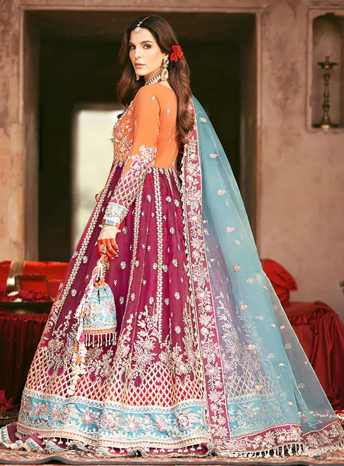 AJR Couture Luxury Embroidered Raw Silk 3 Piece Unstitched Suit ARJC24L AFF-04 REGALIA AJR Couture Luxury Embroidered Raw Silk 3 Piece Unstitched Suit ARJC24L AFF-04 REGALIA