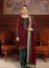Alfaaz By Nureh Festive Embroidered Chiffon 3 Piece Unstitched Suit NU25AF D-NL-90