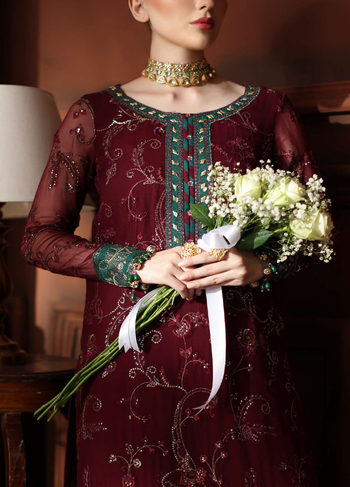 Alfaaz By Nureh Festive Embroidered Chiffon 3 Piece Unstitched Suit NU25AF D-NL-90 Alfaaz By Nureh Festive Embroidered Chiffon 3 Piece Unstitched Suit NU25AF D-NL-90