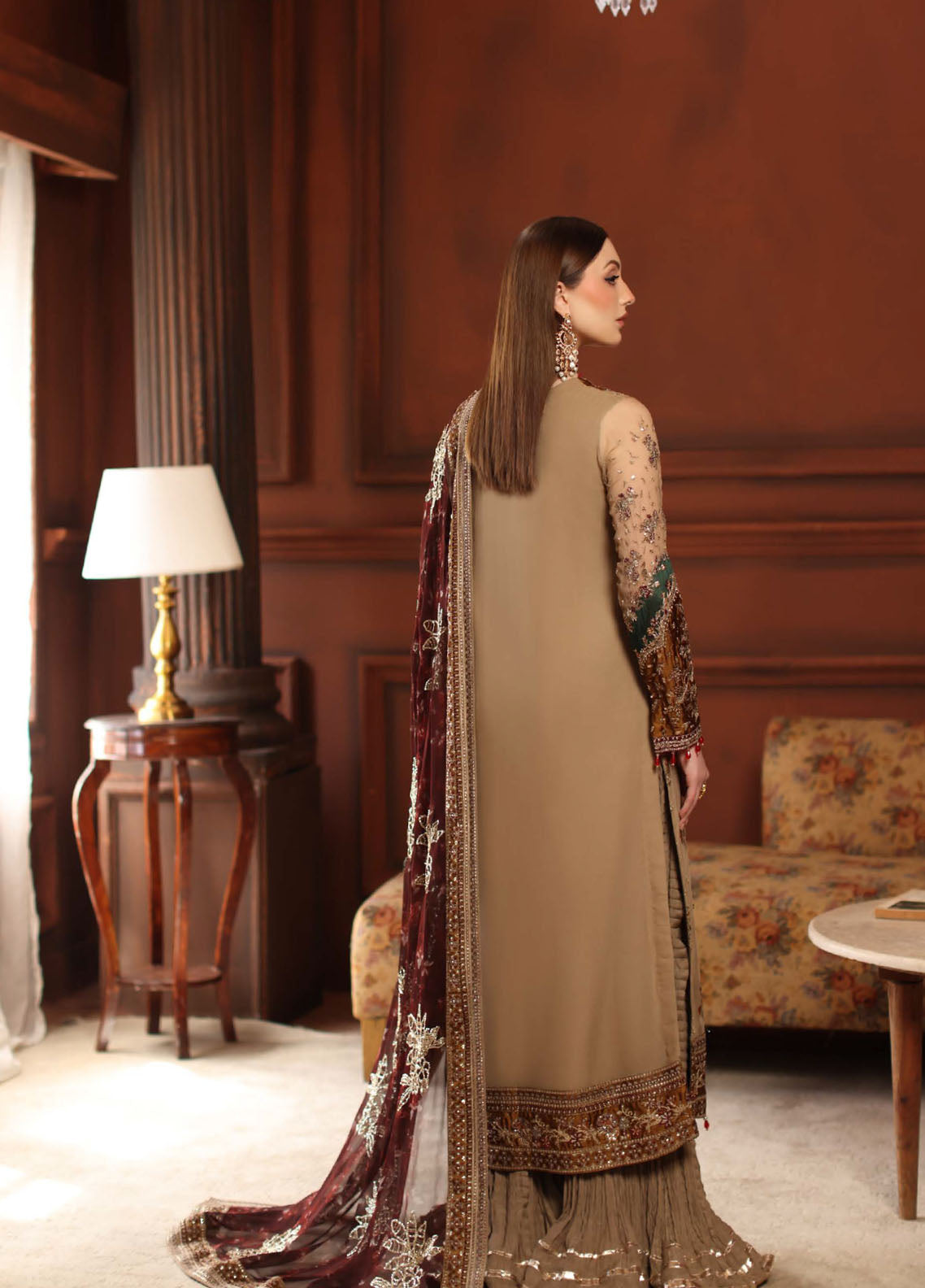 Alfaaz By Nureh Festive Embroidered Chiffon 3 Piece Unstitched Suit NU25AF D-NL-91 Alfaaz By Nureh Festive Embroidered Chiffon 3 Piece Unstitched Suit NU25AF D-NL-91