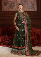 Alfaaz By Nureh Festive Embroidered Net 3 Piece Unstitched Suit NU25AF D-NL-89