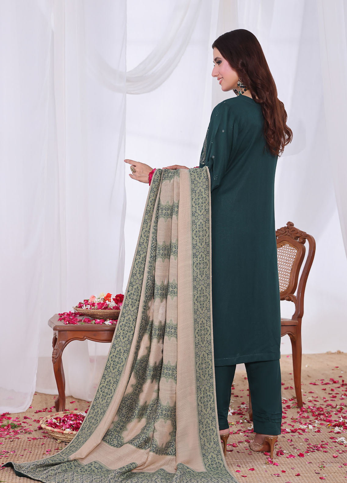 Alif By Schick Embroidered Slub Dhanak Peach 3 Piece Unstitched Suit SDH25ADP D-WJ-02 Alif By Schick Embroidered Slub Dhanak Peach 3 Piece Unstitched Suit SDH25ADP D-WJ-02
