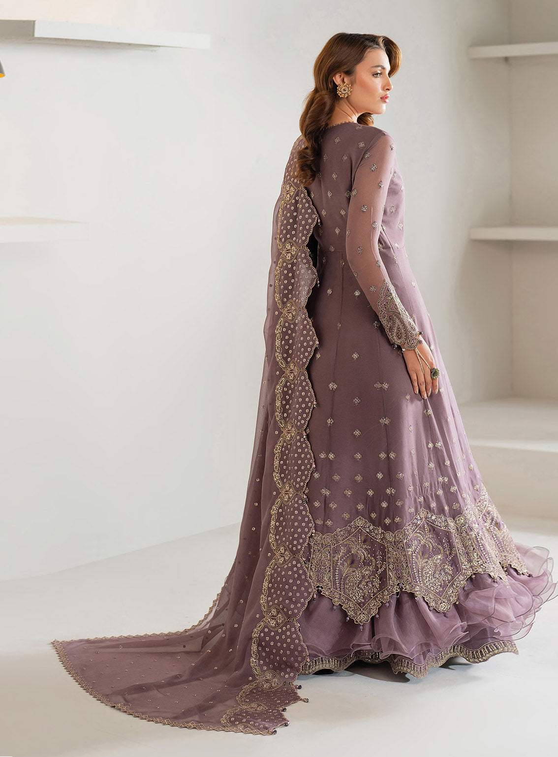 Alizeh Formals Embroidered Chiffon 3 Piece Unstitched Suit AF25AF D-2183 JULIA Alizeh Formals Embroidered Chiffon 3 Piece Unstitched Suit AF25AF D-2183 JULIA