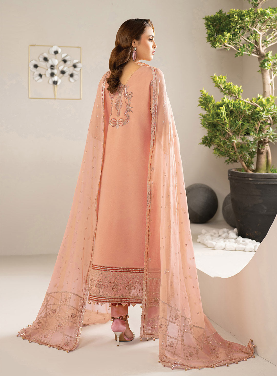 Alizeh Formals Embroidered Chiffon 3 Piece Unstitched Suit AF25AF D-2185 RANSIA Alizeh Formals Embroidered Chiffon 3 Piece Unstitched Suit AF25AF D-2185 RANSIA