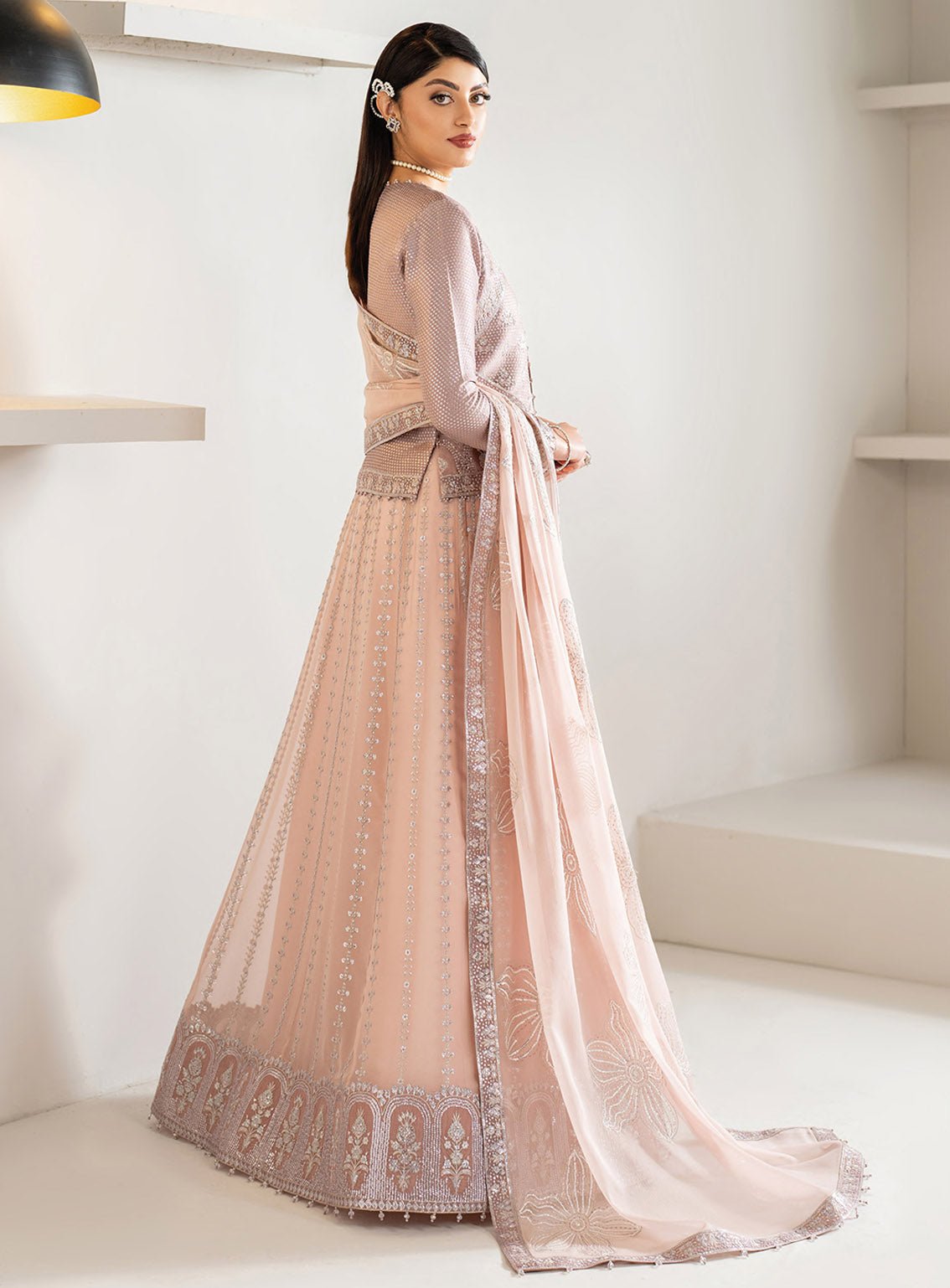Alizeh Formals Embroidered Chiffon 3 Piece Unstitched Suit AF25AF D-2187 NISA Alizeh Formals Embroidered Chiffon 3 Piece Unstitched Suit AF25AF D-2187 NISA