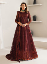 Alizeh Formals Embroidered Chiffon 3 Piece Unstitched Suit AF25AF D-2190 LIYANA