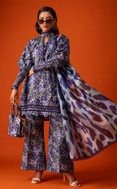 Alzohaib Coco Popup Digital Printed Cambric 3 Piece Unstitched Suit AZ24CP-V2 D-02