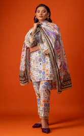 Alzohaib Coco Popup Digital Printed Cambric 3 Piece Unstitched Suit AZ24CP-V2 D-05
