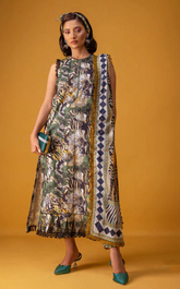 Alzohaib Coco Popup Digital Printed Cambric 3 Piece Unstitched Suit AZ24CP-V2 D-07