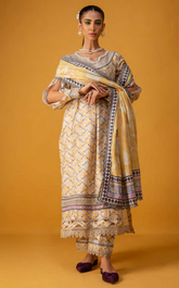 Alzohaib Coco Popup Digital Printed Cambric 3 Piece Unstitched Suit AZ24CP-V2 D-08