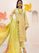 Alzohaib Coco Popup Printed Cambric 3 Piece Unstitched Suit AZ24CP CPC-24-03