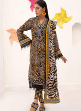 Alzohaib Coco Popup Printed Cambric 3 Piece Unstitched Suit AZ24CP CPC-24-06