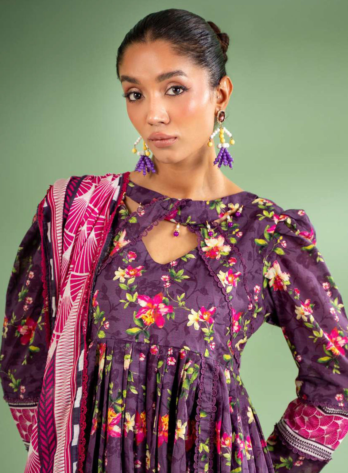 Alzohaib Colors Digital Printed Bana Doriya Dupatta Lawn 3 Piece Unstitched Suit AZ24CL CDB-01 Alzohaib Colors Digital Printed Bana Doriya Dupatta Lawn 3 Piece Unstitched Suit AZ24CL CDB-01