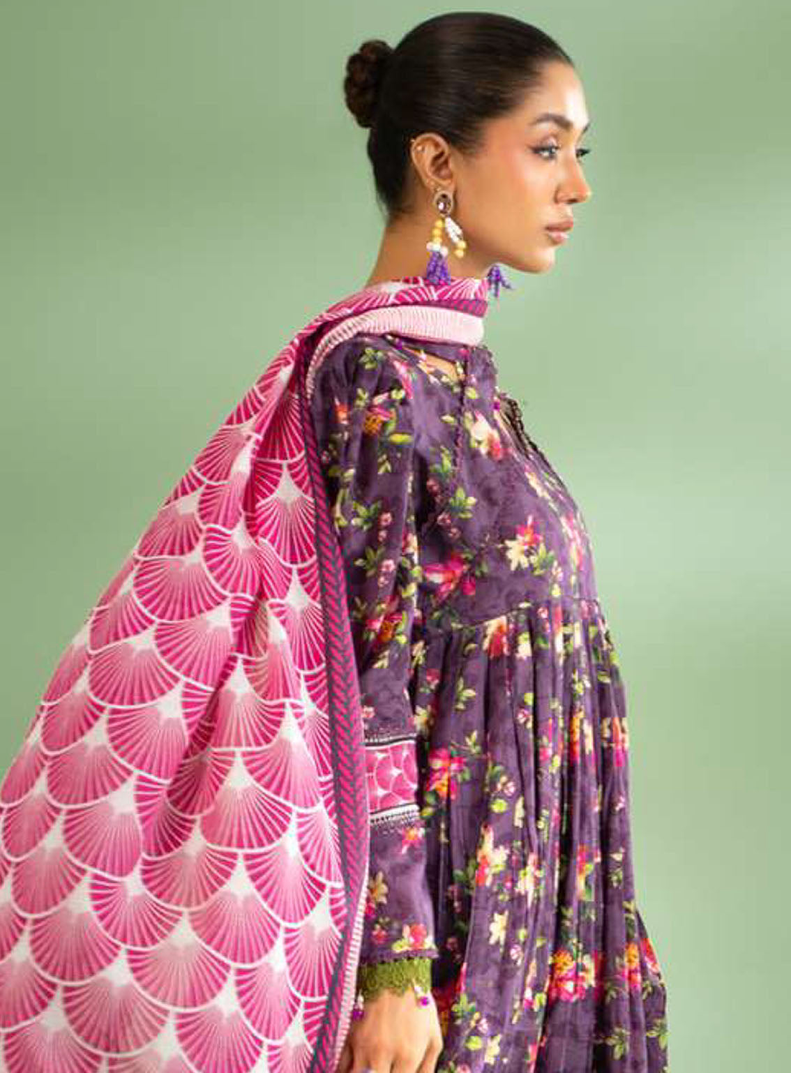 Alzohaib Colors Digital Printed Bana Doriya Dupatta Lawn 3 Piece Unstitched Suit AZ24CL CDB-01 Alzohaib Colors Digital Printed Bana Doriya Dupatta Lawn 3 Piece Unstitched Suit AZ24CL CDB-01