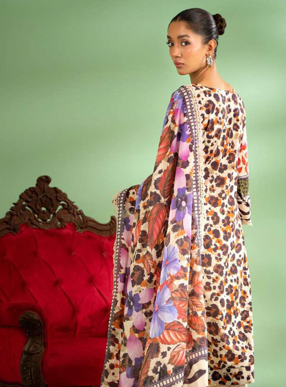 Alzohaib Colors Digital Printed Bana Doriya Dupatta Lawn 3 Piece Unstitched Suit AZ24CL CDB-03 Alzohaib Colors Digital Printed Bana Doriya Dupatta Lawn 3 Piece Unstitched Suit AZ24CL CDB-03