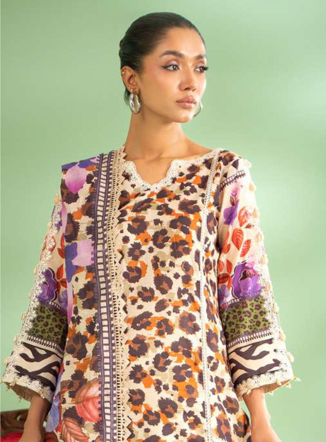 Alzohaib Colors Digital Printed Bana Doriya Dupatta Lawn 3 Piece Unstitched Suit AZ24CL CDB-03 Alzohaib Colors Digital Printed Bana Doriya Dupatta Lawn 3 Piece Unstitched Suit AZ24CL CDB-03