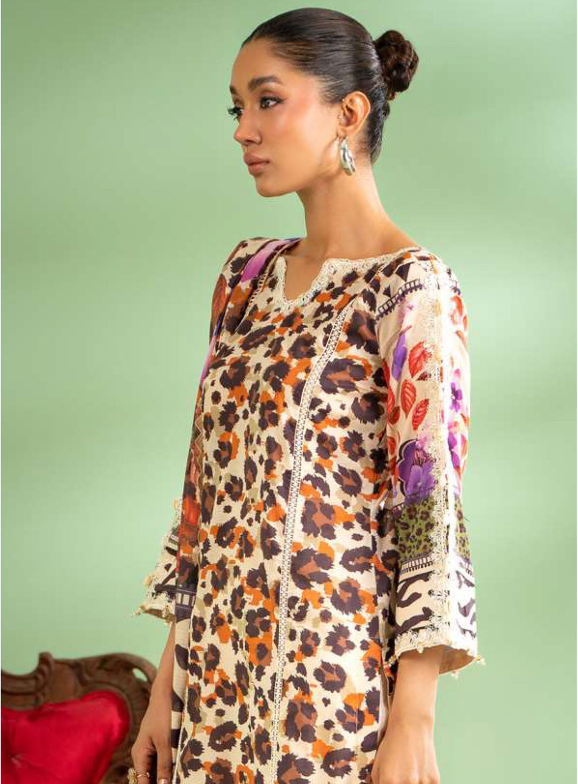 Alzohaib Colors Digital Printed Bana Doriya Dupatta Lawn 3 Piece Unstitched Suit AZ24CL CDB-03 Alzohaib Colors Digital Printed Bana Doriya Dupatta Lawn 3 Piece Unstitched Suit AZ24CL CDB-03
