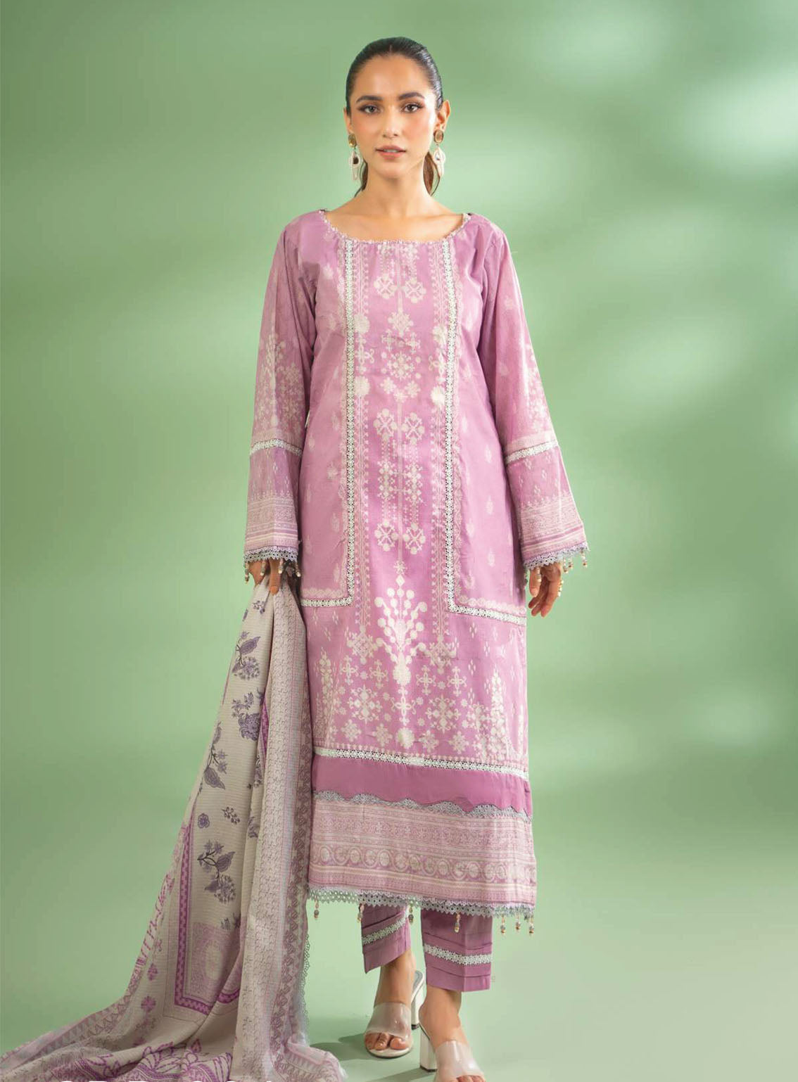 Alzohaib Colors Digital Printed Bana Doriya Dupatta Lawn 3 Piece Unstitched Suit AZ24CL CDB-04 Alzohaib Colors Digital Printed Bana Doriya Dupatta Lawn 3 Piece Unstitched Suit AZ24CL CDB-04