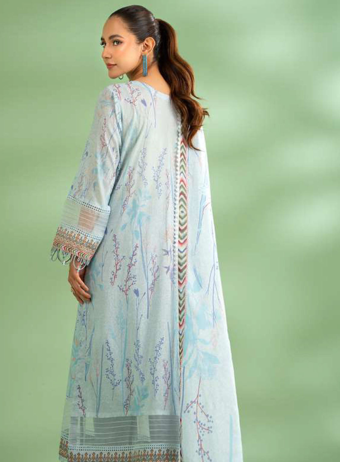 Alzohaib Colors Digital Printed Bana Doriya Dupatta Lawn 3 Piece Unstitched Suit AZ24CL CDB-05 Alzohaib Colors Digital Printed Bana Doriya Dupatta Lawn 3 Piece Unstitched Suit AZ24CL CDB-05