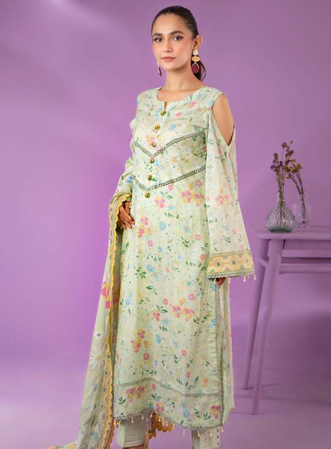 Alzohaib Colors Digital Printed Bana Doriya Dupatta Lawn 3 Piece Unstitched Suit AZ24CL CDB-06 Alzohaib Colors Digital Printed Bana Doriya Dupatta Lawn 3 Piece Unstitched Suit AZ24CL CDB-06