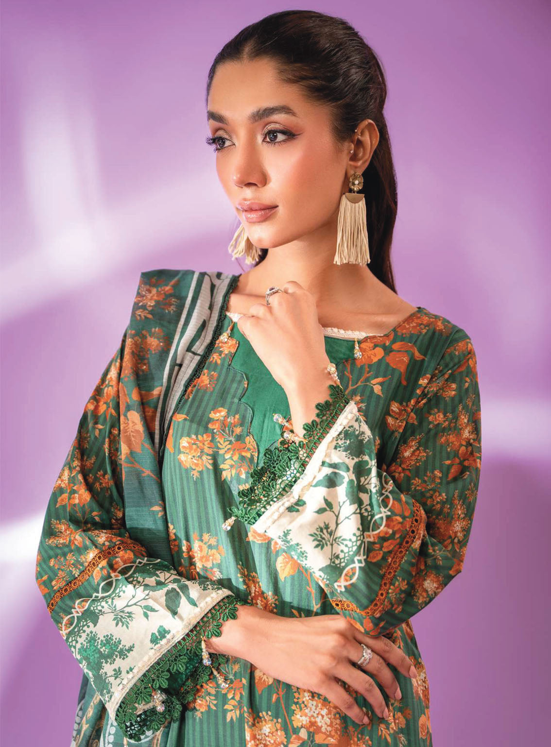 Alzohaib Colors Digital Printed Bana Doriya Dupatta Lawn 3 Piece Unstitched Suit AZ24CL CDB-07 Alzohaib Colors Digital Printed Bana Doriya Dupatta Lawn 3 Piece Unstitched Suit AZ24CL CDB-07