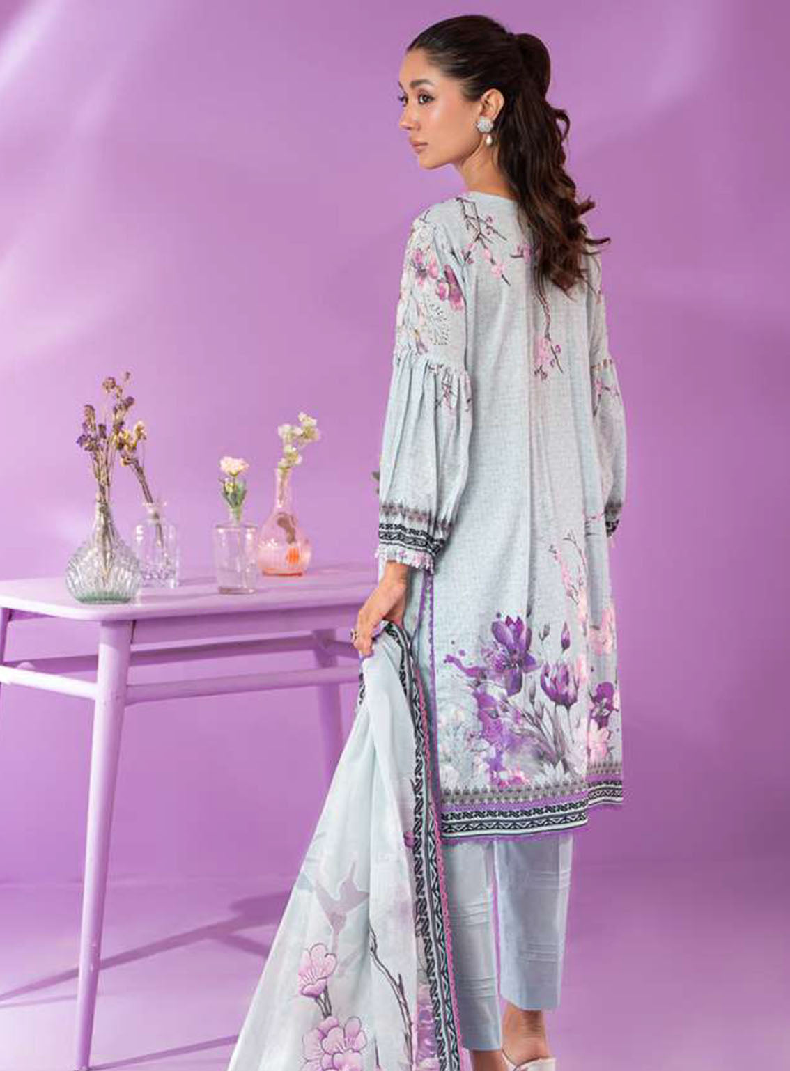 Alzohaib Colors Digital Printed Bana Doriya Dupatta Lawn 3 Piece Unstitched Suit AZ24CL CDB-08 Alzohaib Colors Digital Printed Bana Doriya Dupatta Lawn 3 Piece Unstitched Suit AZ24CL CDB-08