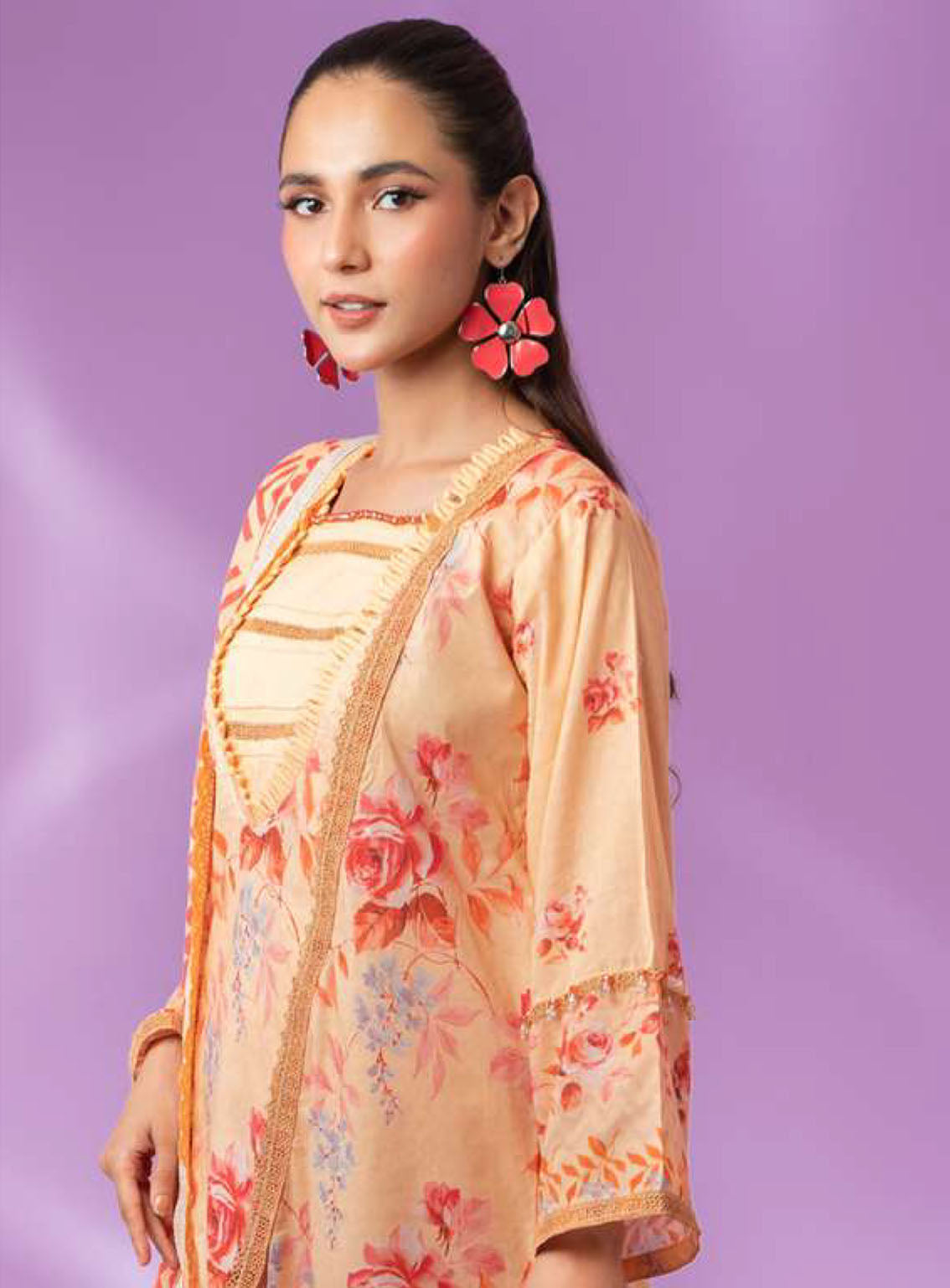 Alzohaib Colors Digital Printed Bana Doriya Dupatta Lawn 3 Piece Unstitched Suit AZ24CL CDB-11 Alzohaib Colors Digital Printed Bana Doriya Dupatta Lawn 3 Piece Unstitched Suit AZ24CL CDB-11