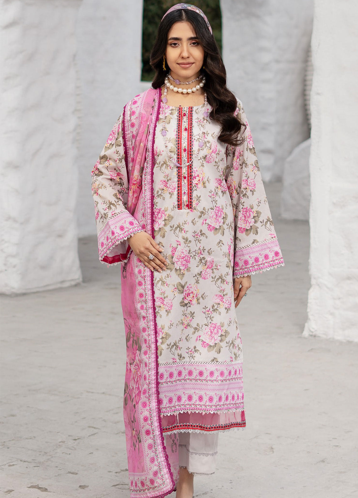Alzohaib Colors Digital Printed Lawn 3 Piece Unstitched Suit AZ24CDP D-03 Alzohaib Colors Digital Printed Lawn 3 Piece Unstitched Suit AZ24CDP D-03
